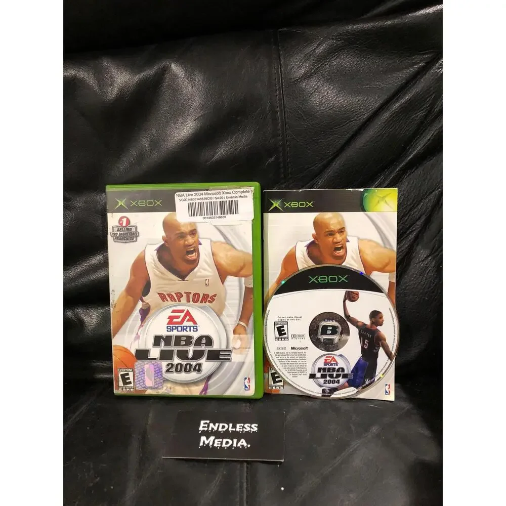 NBA Live 2004 Microsoft Xbox CIB Video Game